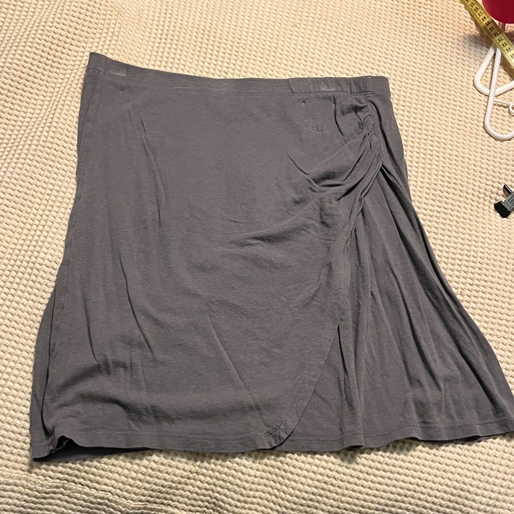 Mossimo Supply Co. Gray Asymmetrical Skirt